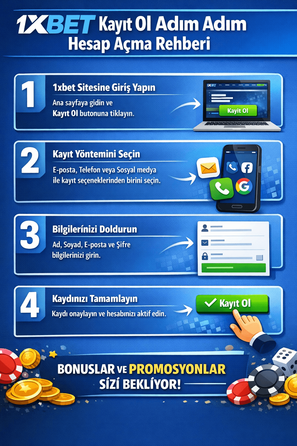 1xbet kayit rehberi 1